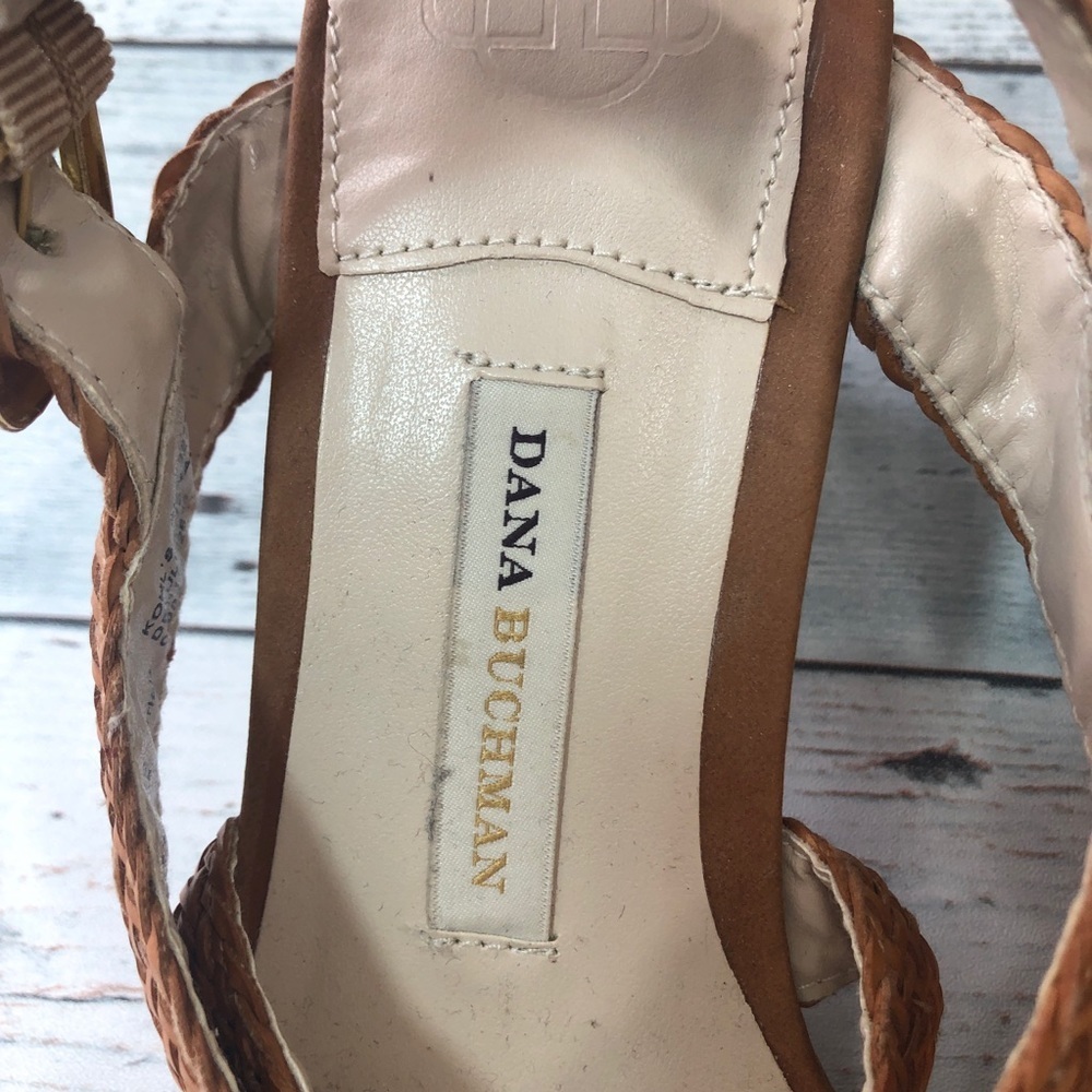 Dana Buchman 3” Cork Heel Sandals 8.5 - Picture 3 of 12